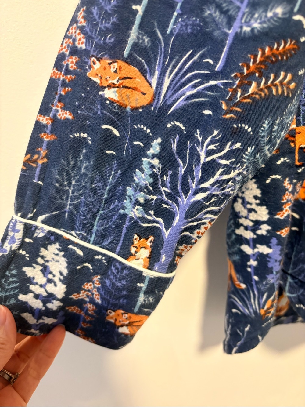 Printfresh Fox and Folklore Pajamas Set Flannel Women’s Small - Picture 5 of 14